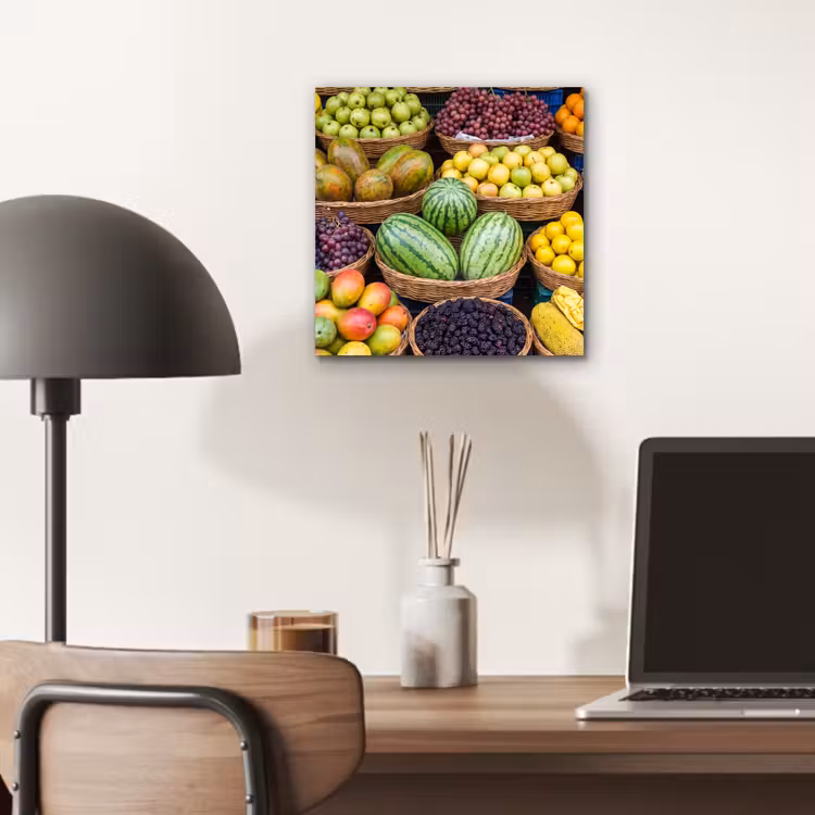 Aluminium schilderij - Fruit - Markt - Kleurrijk — 6