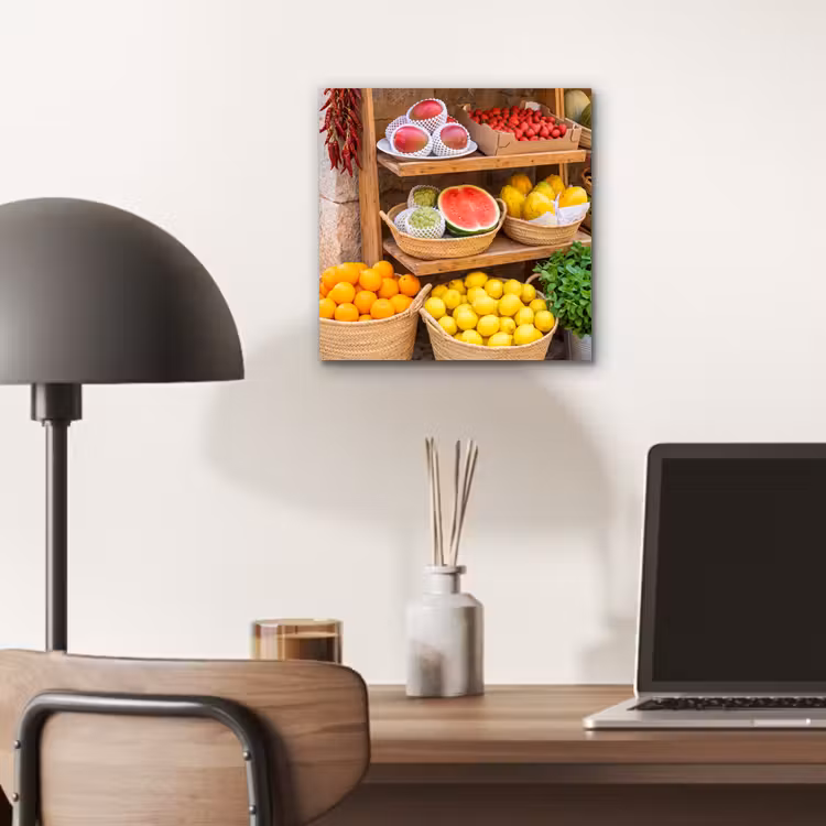 Aluminium schilderij - Fruit - Markt - Vers — 6