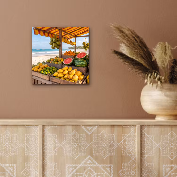 Aluminium schilderij - Fruit - Strand - Tropisch — 5
