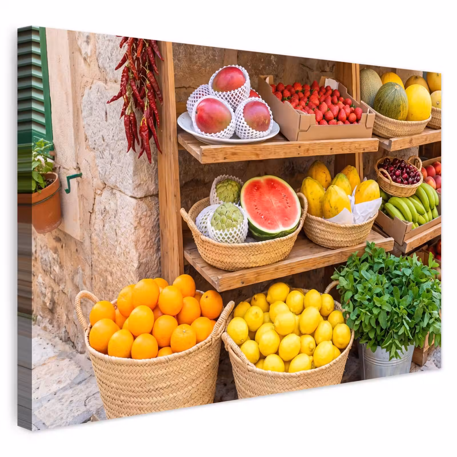 Buiten canvas - Fruit - Markt - Vers — 1