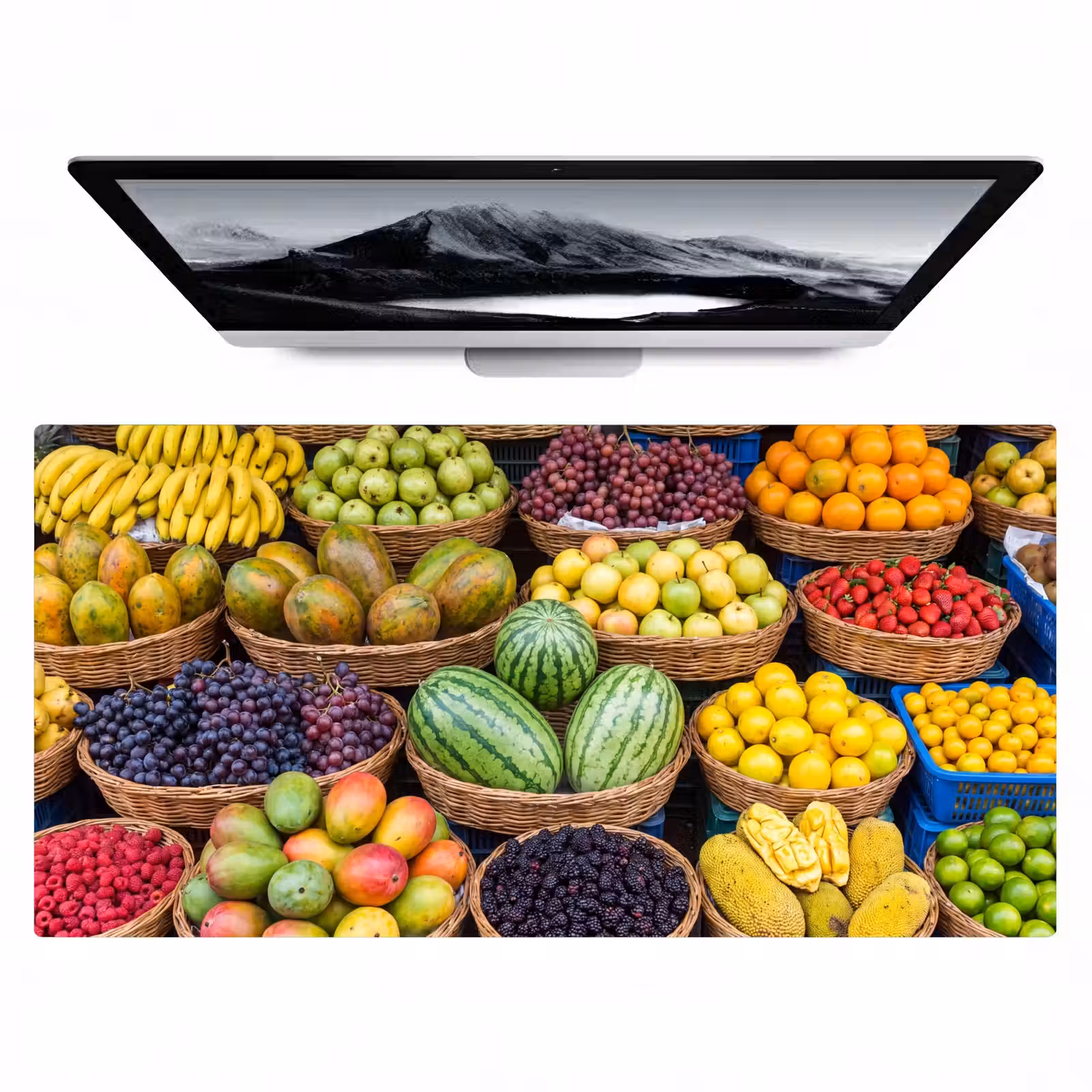 Bureau onderlegger - Fruit - Markt - Kleurrijk — 1