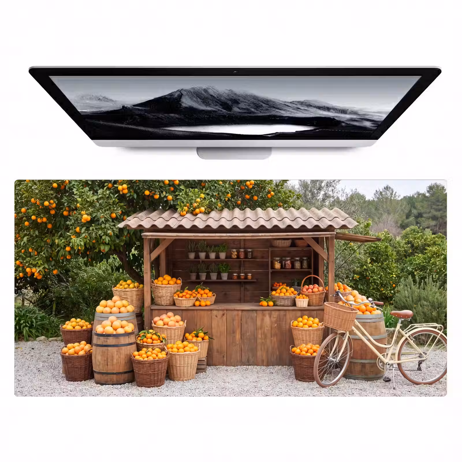Bureau onderlegger - Fruit - Markt - Landelijk — 1