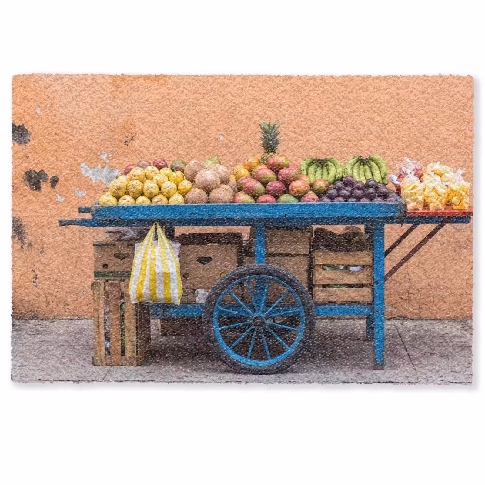 Deurmat - Fruit - Kar - Straat — 1