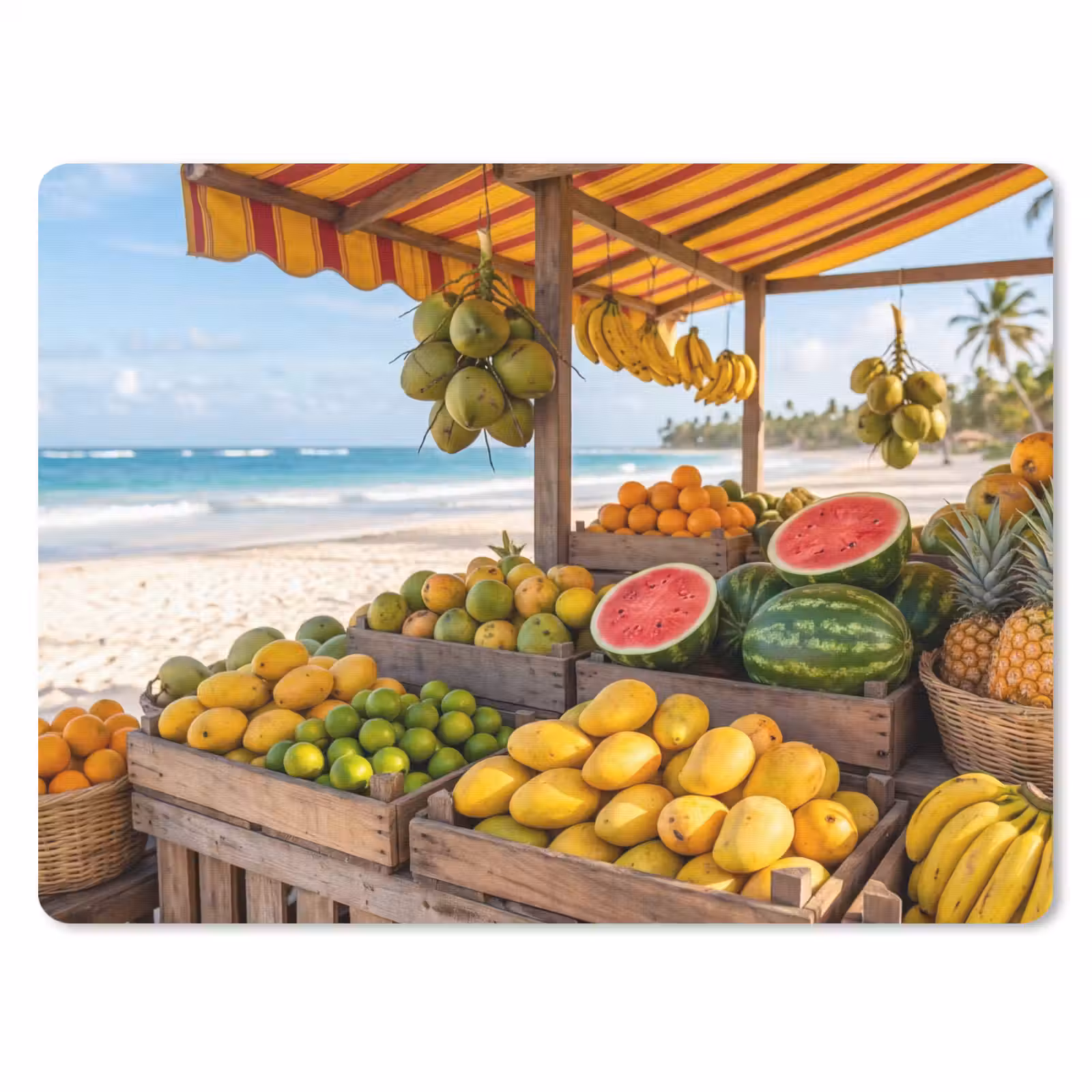 Muismat - Fruit - Strand - Tropisch — 1