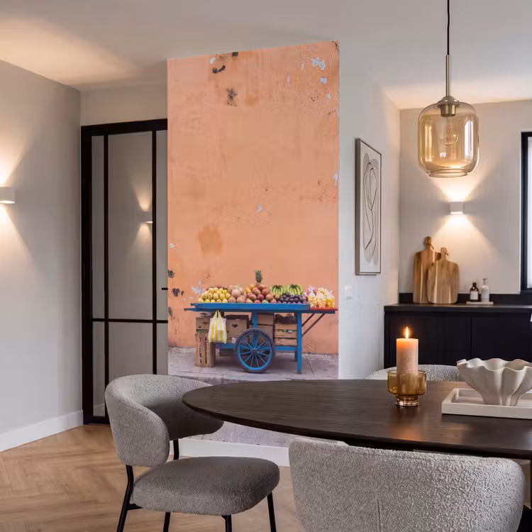 Behang - Fruit - Kar - Straat — 5