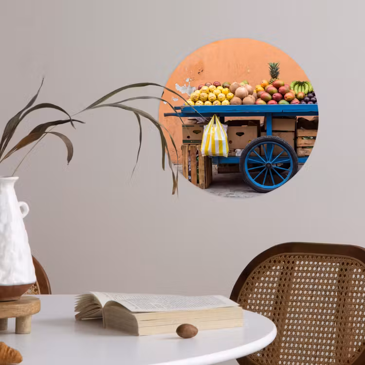 Behangcirkel - Fruit - Kar - Straat — 4