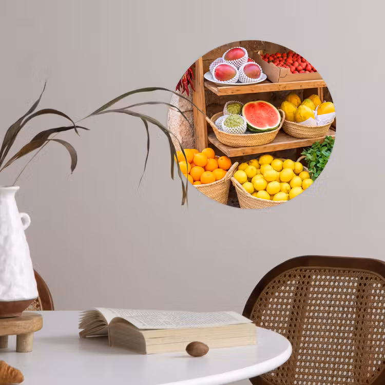Behangcirkel - Fruit - Markt - Vers — 4