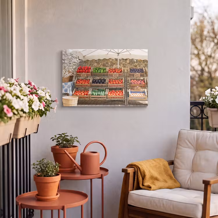 Buiten canvas - Eten - Markt - Vers — 3