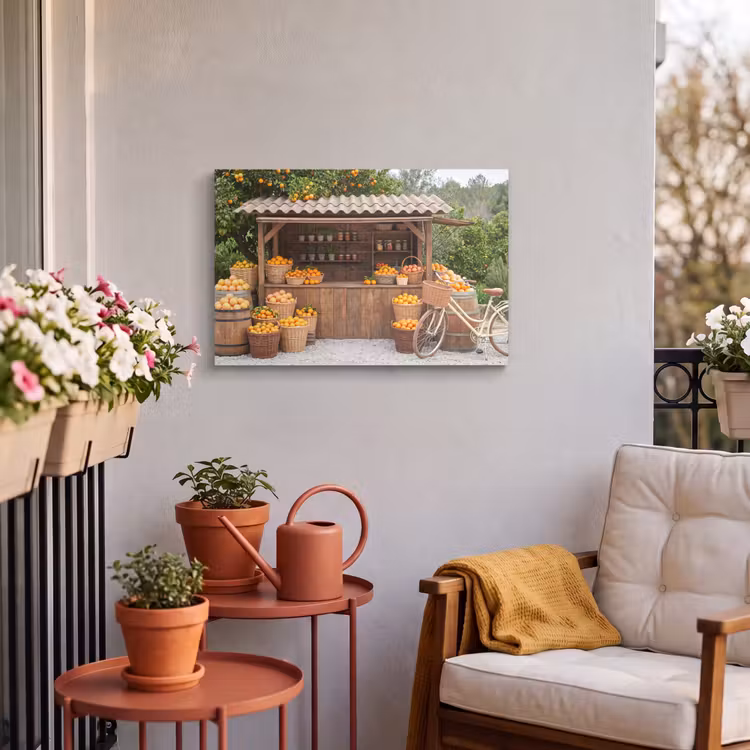 Buiten canvas - Fruit - Markt - Landelijk — 3