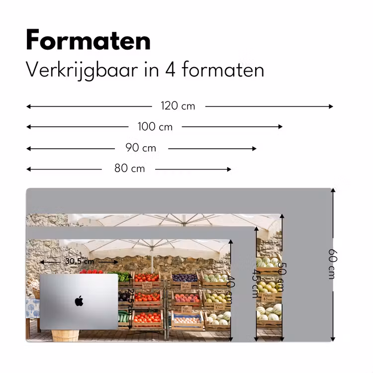 Bureau onderlegger - Eten - Markt - Vers — 8