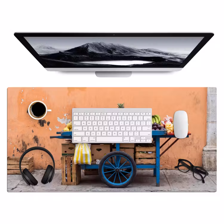 Bureau onderlegger - Fruit - Kar - Straat — 4