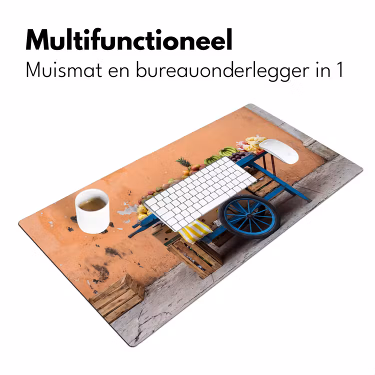 Bureau onderlegger - Fruit - Kar - Straat — 7