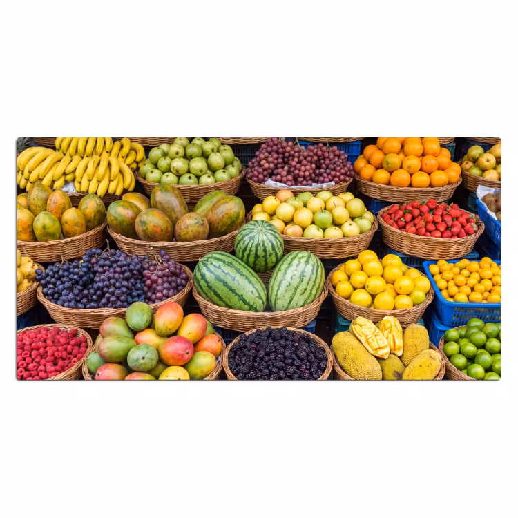 Bureau onderlegger - Fruit - Markt - Kleurrijk — 2