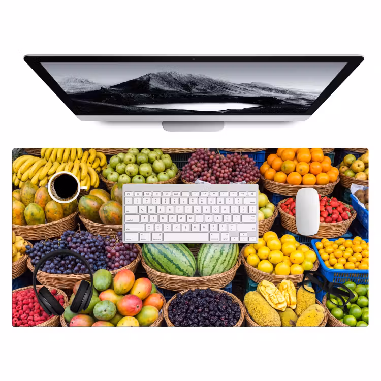 Bureau onderlegger - Fruit - Markt - Kleurrijk — 4