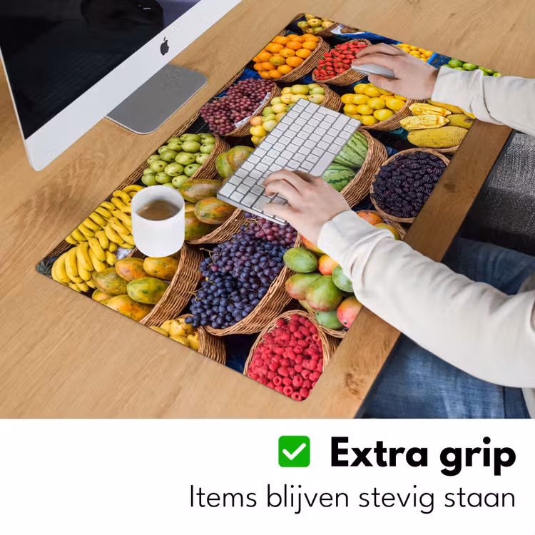 Bureau onderlegger - Fruit - Markt - Kleurrijk — 6