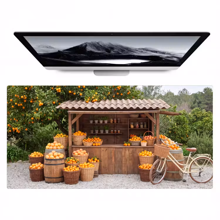 Bureau onderlegger - Fruit - Markt - Landelijk — 1