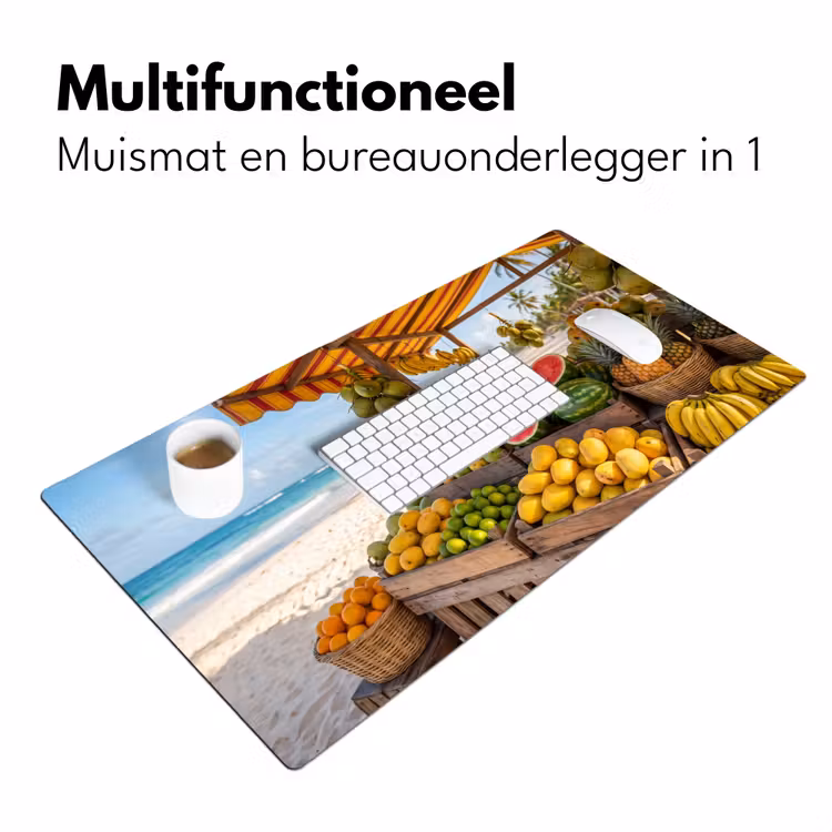 Bureau onderlegger - Fruit - Strand - Tropisch — 7