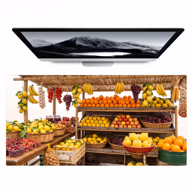 Bureau onderlegger - Marktkraam - Fruit - Vers — 1