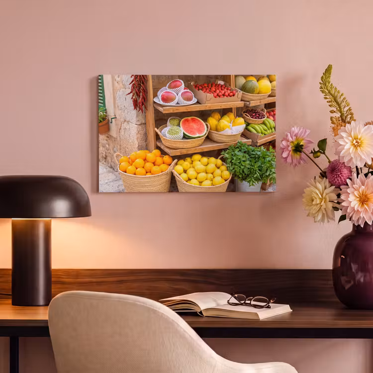 Canvas schilderij - Fruit - Markt - Vers — 5