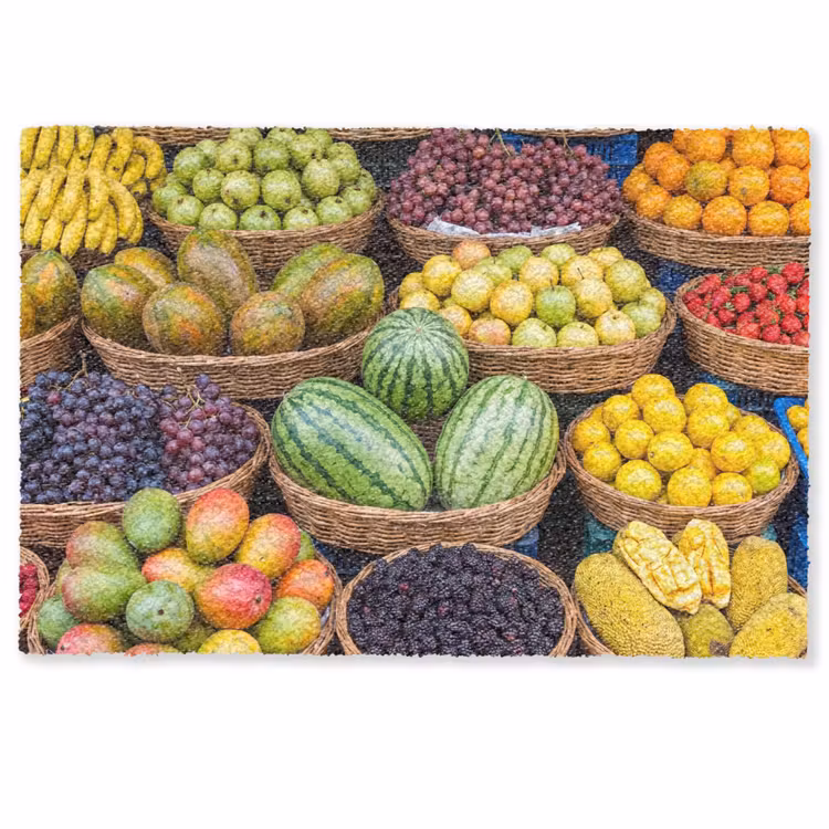 Deurmat - Fruit - Markt - Kleurrijk — 1