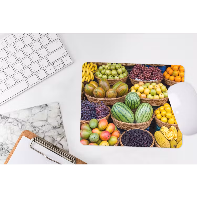 Muismat - Fruit - Markt - Kleurrijk — 2