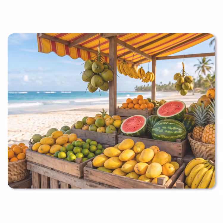 Muismat - Fruit - Strand - Tropisch — 1