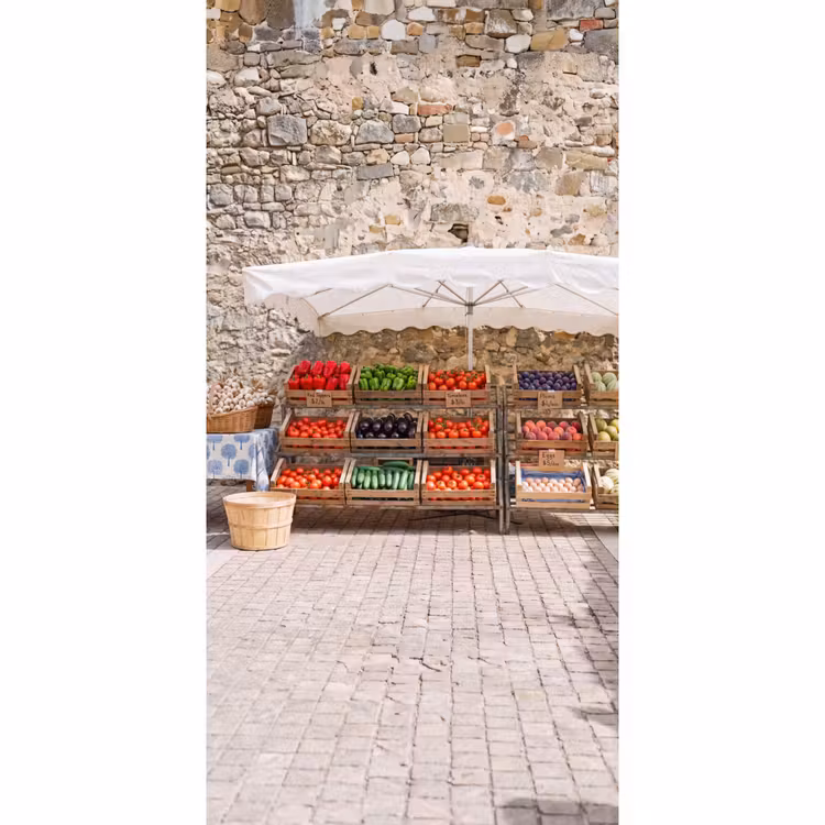 Behang - Eten - Markt - Vers — 2