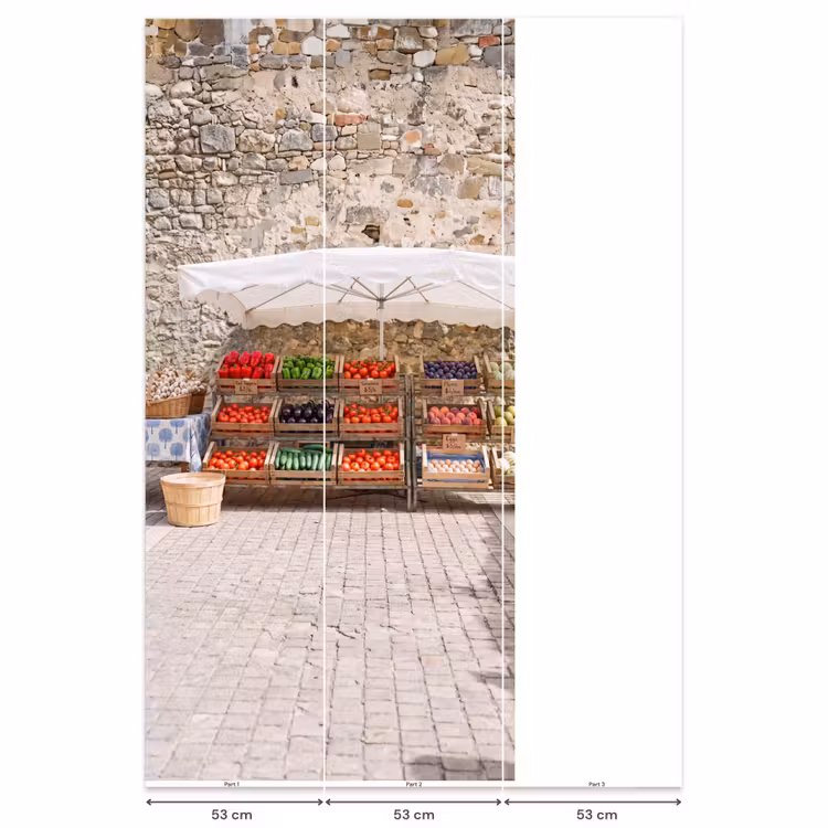 Behang - Eten - Markt - Vers — 6