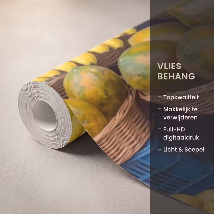 Behang - Fruit - Markt - Kleurrijk — 3