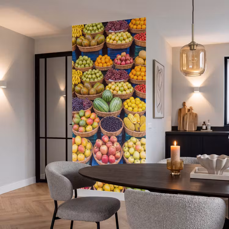 Behang - Fruit - Markt - Kleurrijk — 5