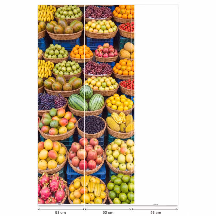 Behang - Fruit - Markt - Kleurrijk — 6