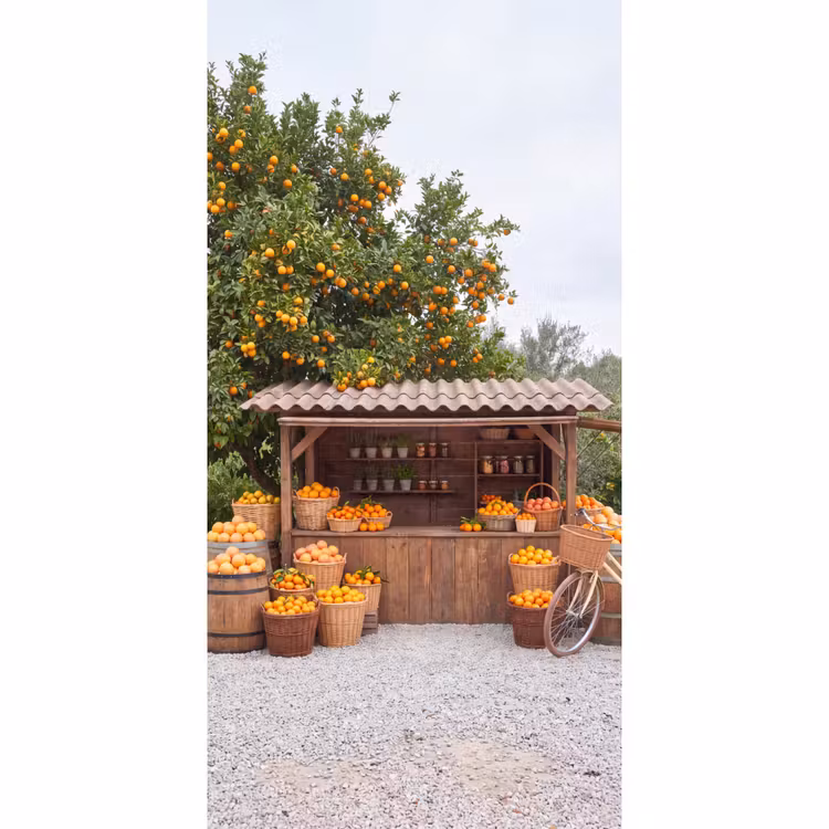 Behang - Fruit - Markt - Landelijk β 2
