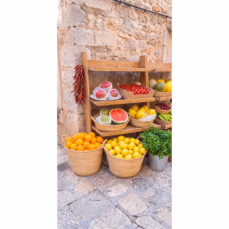 Behang - Fruit - Markt - Vers — 2