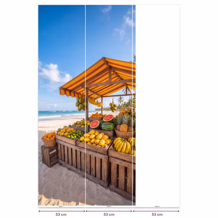 Behang - Fruit - Strand - Tropisch — 6