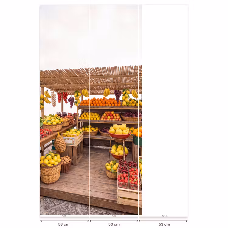 Behang - Marktkraam - Fruit - Vers — 6