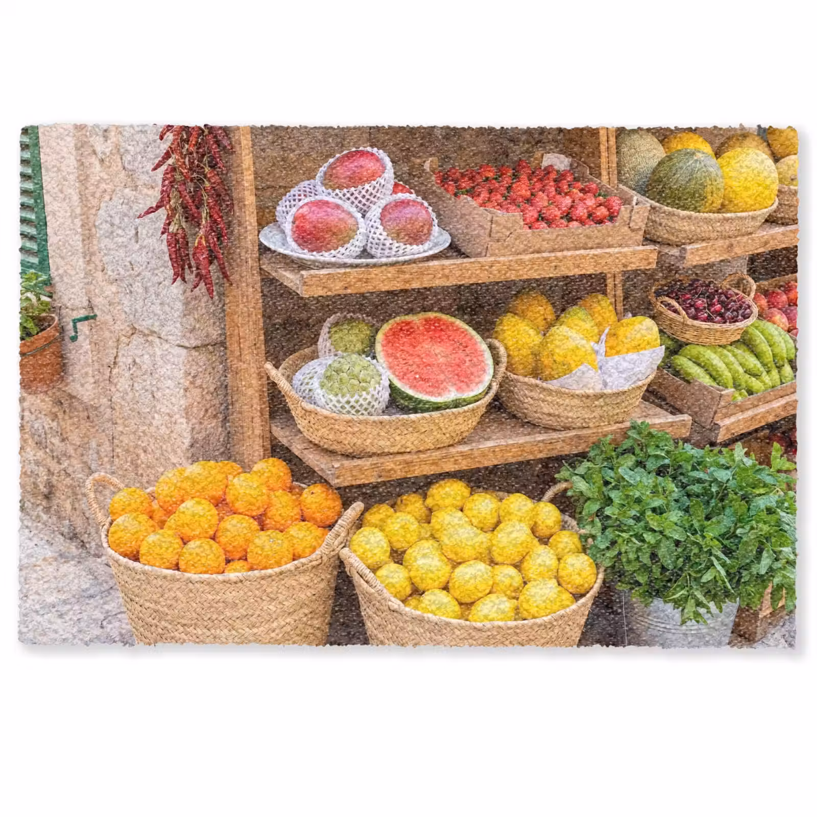 Deurmat - Fruit - Markt - Vers — 1