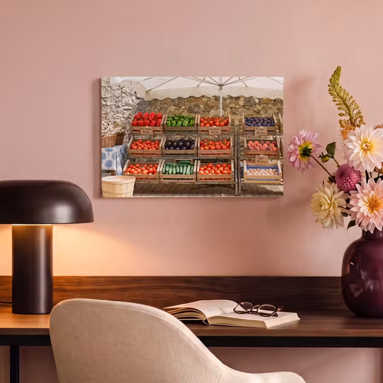 Canvas schilderij - Eten - Markt - Vers — 5