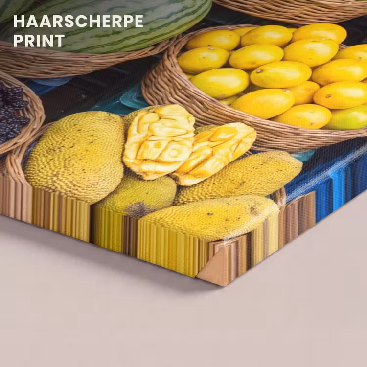 Canvas schilderij - Fruit - Markt - Kleurrijk — 4