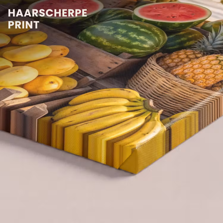Canvas schilderij - Fruit - Strand - Tropisch — 4