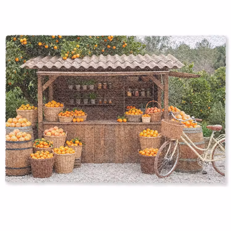 Deurmat - Fruit - Markt - Landelijk — 1