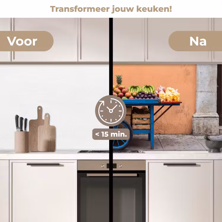 Keuken achterwand - Fruit - Kar - Straat — 2