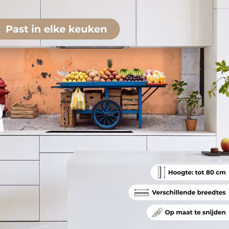Keuken achterwand - Fruit - Kar - Straat — 4