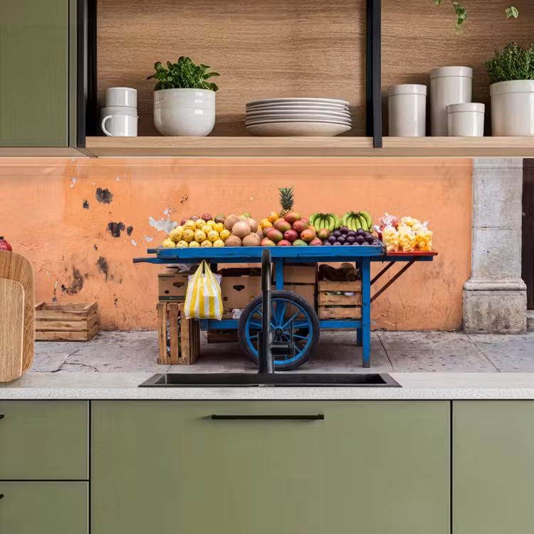 Keuken achterwand - Fruit - Kar - Straat — 5