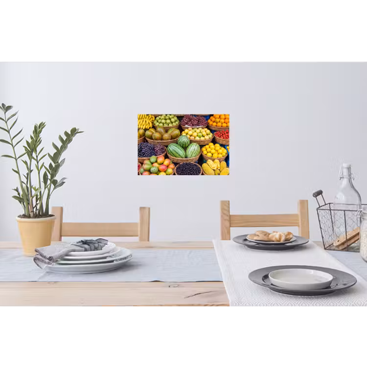 Muursticker - Fruit - Markt - Kleurrijk — 3