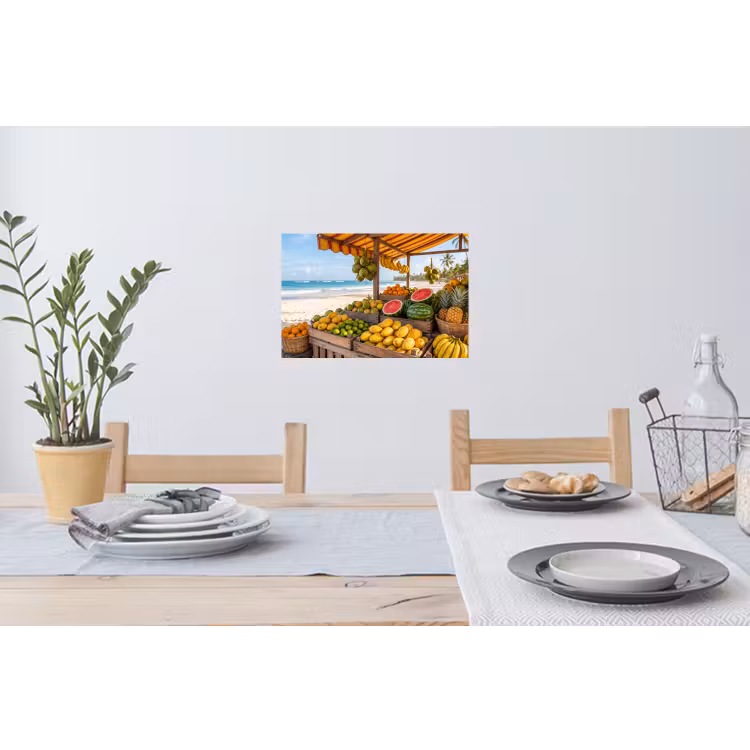 Muursticker - Fruit - Strand - Tropisch — 3