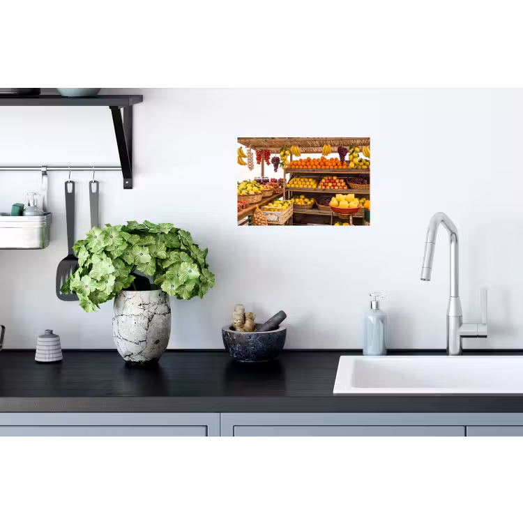 Muursticker - Marktkraam - Fruit - Vers — 2