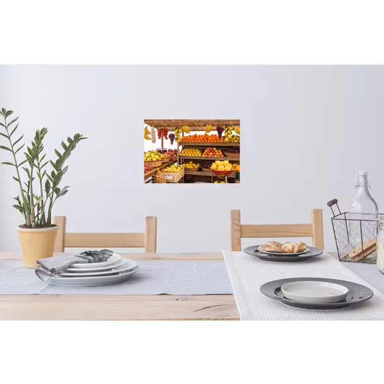 Muursticker - Marktkraam - Fruit - Vers — 3