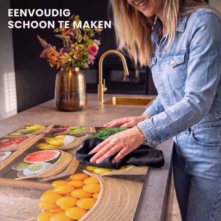 Inductie beschermer en spatscherm (2in1) - Fruit - Markt - Vers — 5