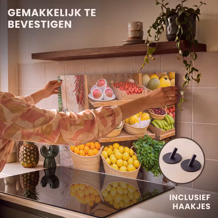 Inductie beschermer en spatscherm (2in1) - Fruit - Markt - Vers — 7