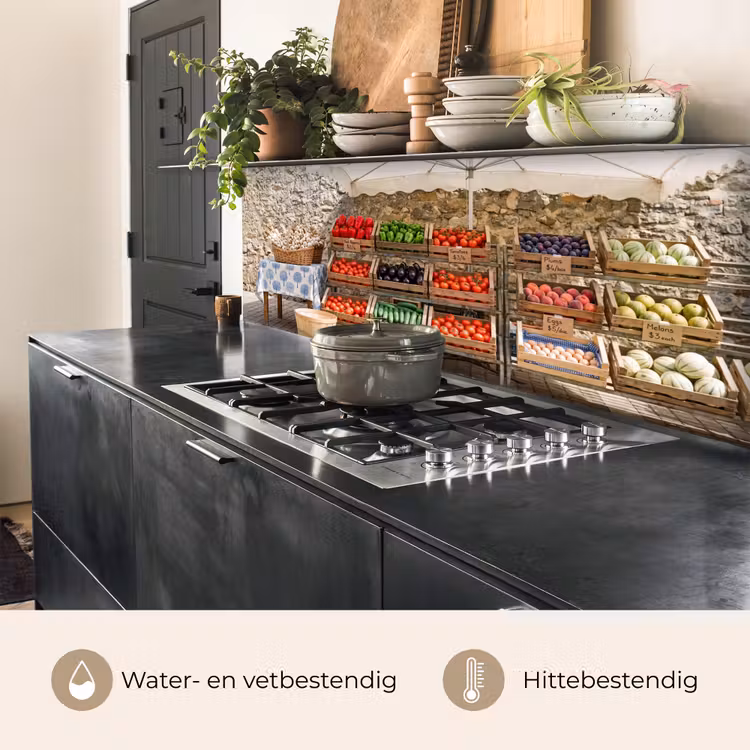 Keuken achterwand - Eten - Markt - Vers — 3